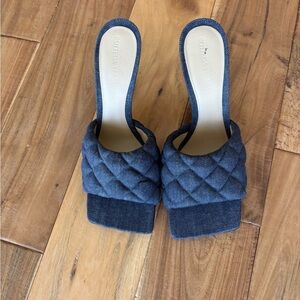 Bottega Veneta Padded Sandal Denim
